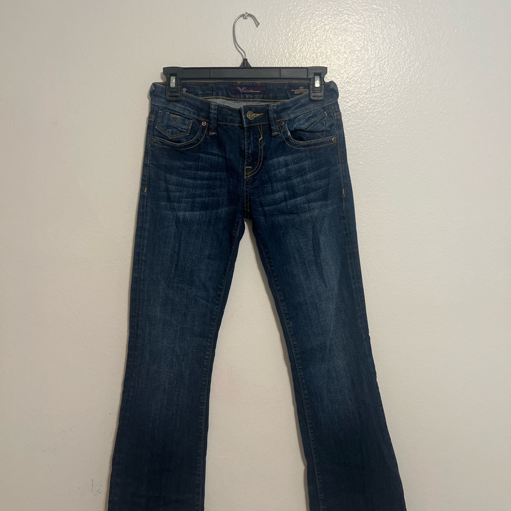 VigossCollection Women's Blue Low rise Jeans